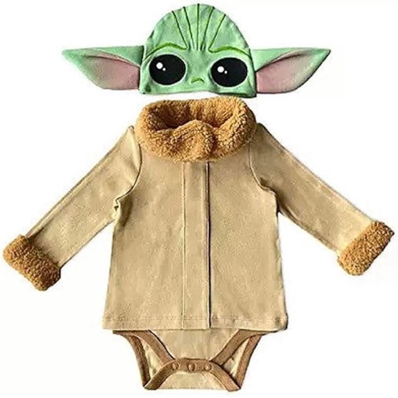 Baby yoda grogu Halloween costume the child size 3-6 months - Picture 1 of 2